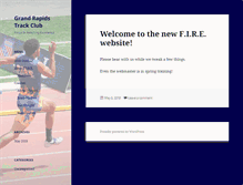 Tablet Screenshot of grandrapidstrackclub.org